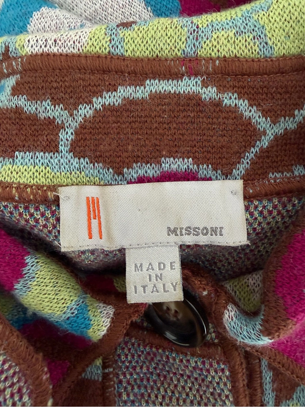 Missoni Multicolor Floral Wool Blend Knit Coat Size 4 Made in Italy 8794 - Picture 7 of 15